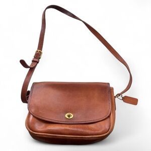 Coach Tan Leather Crossbody Bag